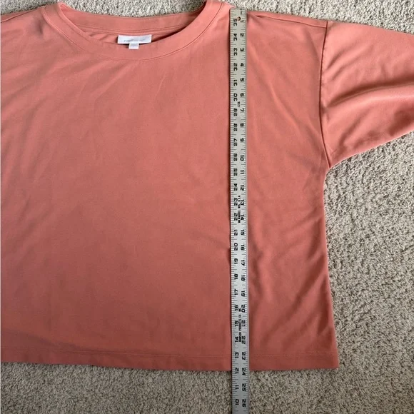 J. Jill Pure Jill Sand Washed Women's Soft Coral Sweatshirt Large - Picture 7 of 7